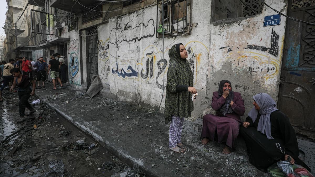 Ataques a Gaza. Foto: EFE.