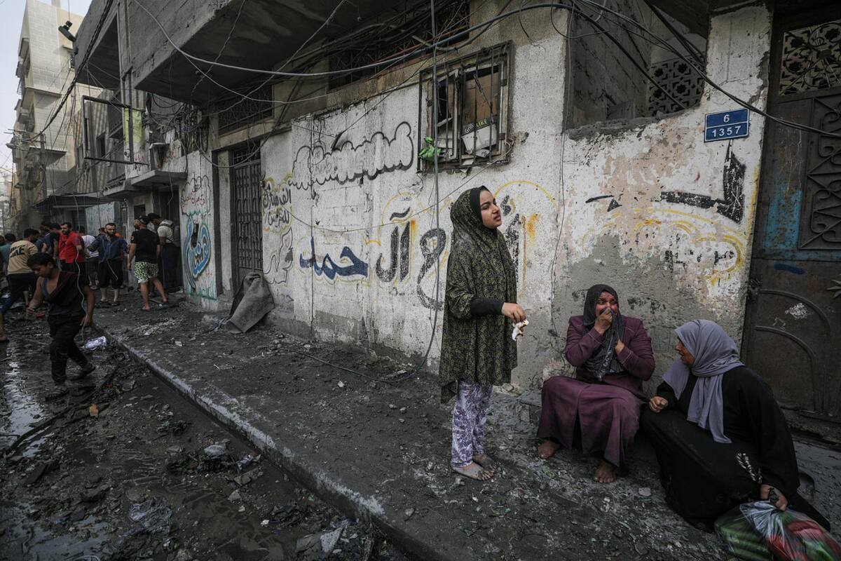 Ataques a Gaza. Foto: EFE.