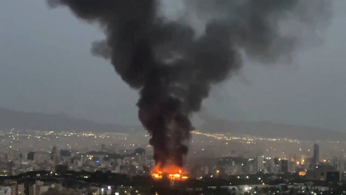 Ataques de Israel a Irán. Foto: Reuters.