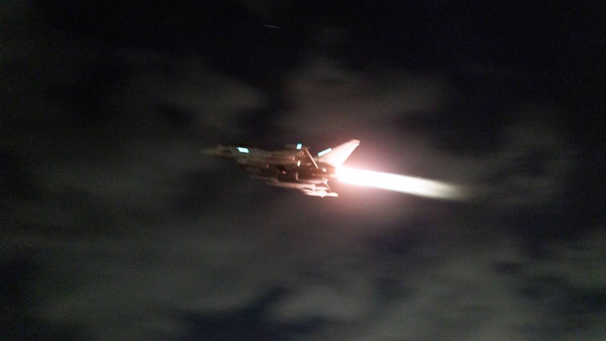 Ataques de la Royal Air Force a Yemen. Foto: Reuters.