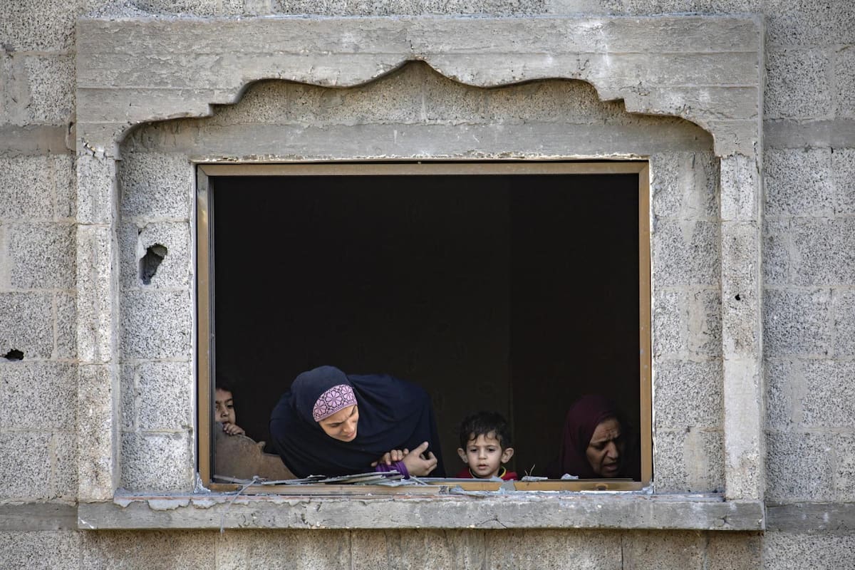 Ataques israelíes en la Franja de Gaza. Foto: EFE.G