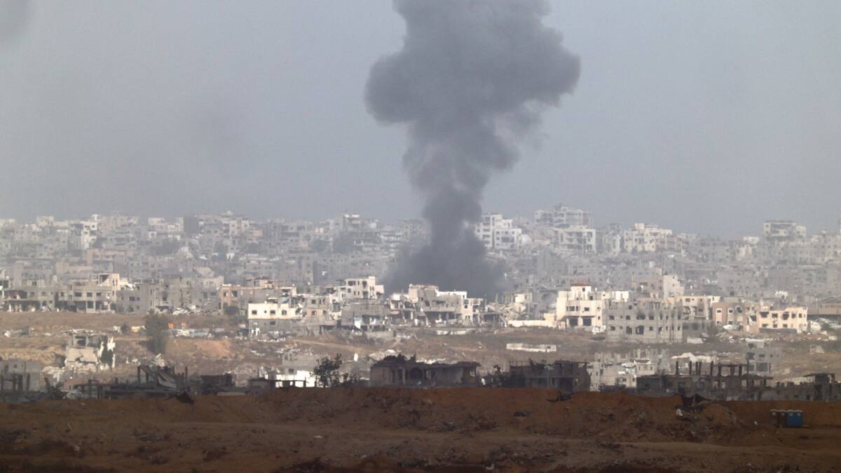 Ataques israelíes en la Franja de Gaza. Foto: REUTERS/Amir Cohen.