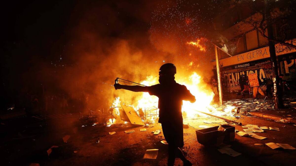 Ataques terroristas en Chile. Foto: EFE