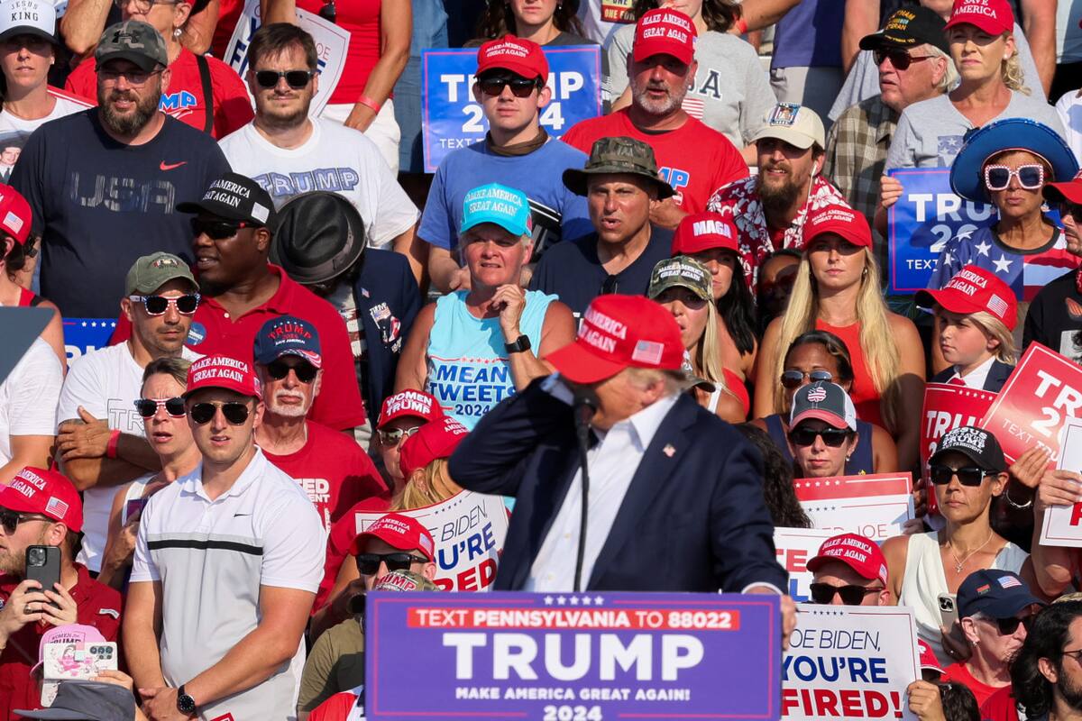 Atentado a Donald Trump. Foto: Reuters