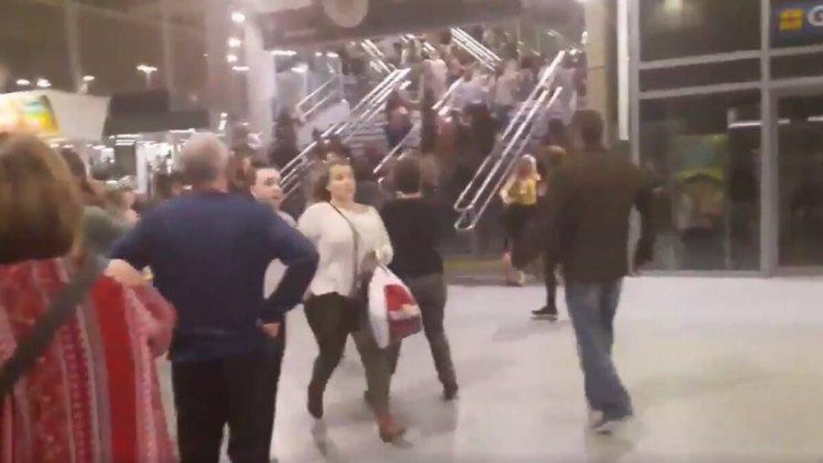 Atentado Ariana Grande - evacuación