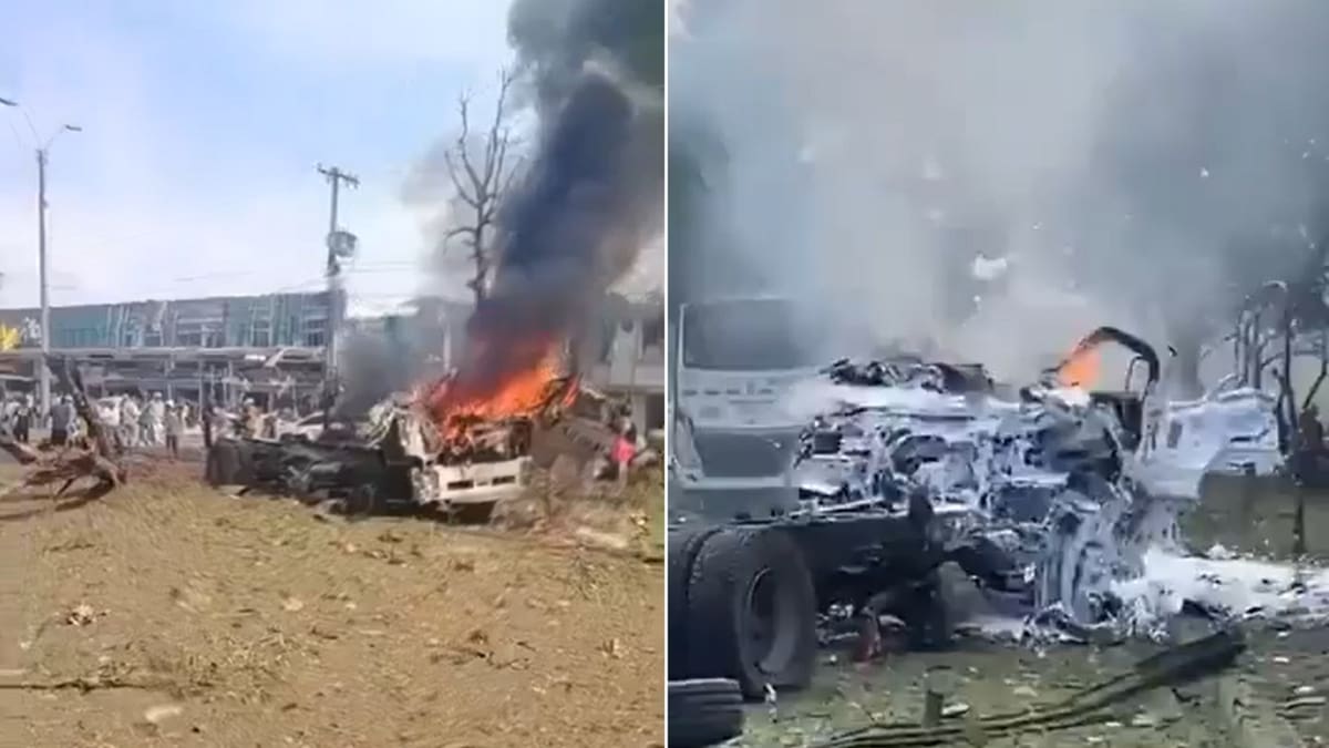Atentado en Colombia.