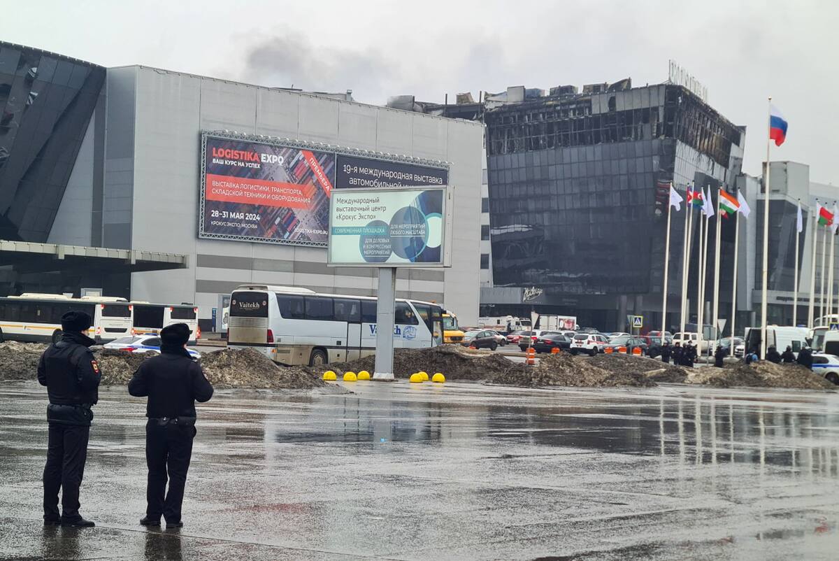 Atentado en Moscú. Foto: Reuters.