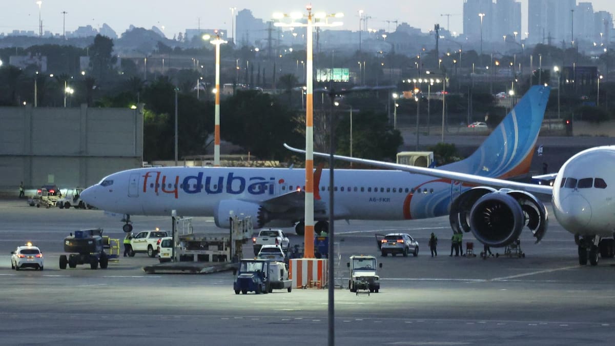 Emiratos Árabes rompió el silencio ante la tensión en avión de Flydubai: lo calificó de “incidente de seguridad” e investiga las causas