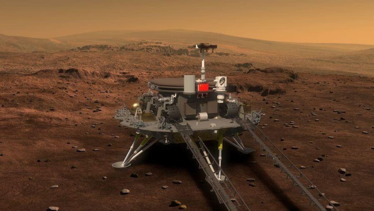 Aterrizaje exitoso en Marte del robot Zhurong
