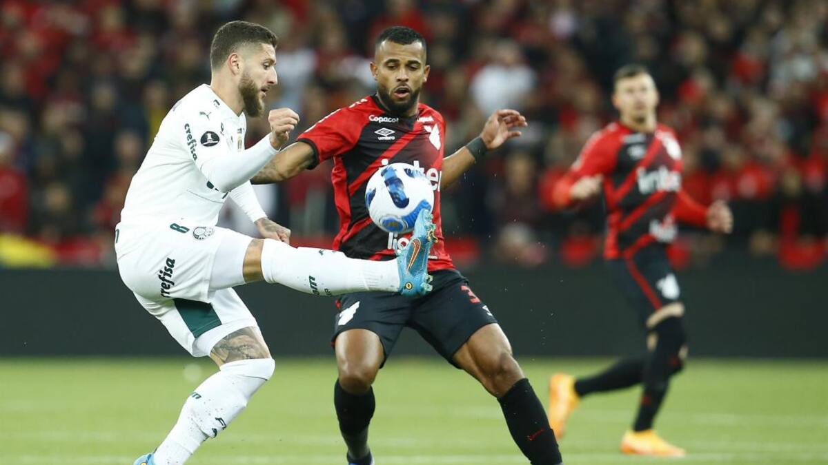 Atlético Paranaense vs Palmeiras, Copa Libertadores. Foto: EFE.