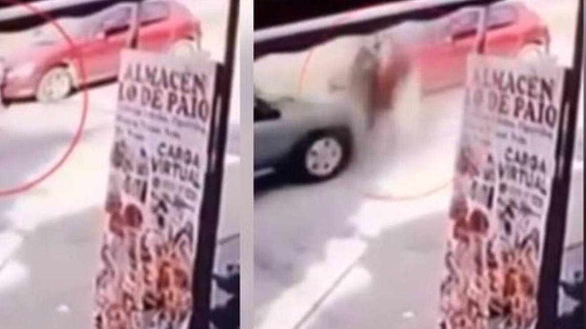 Atropelló y mató en Dock Sud, foto captura video