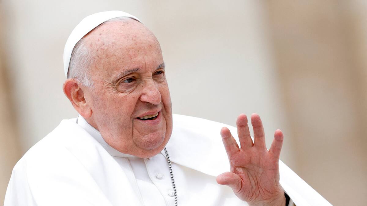 Audiencia semanal del papa en el Vaticano. Foto: Reuters
