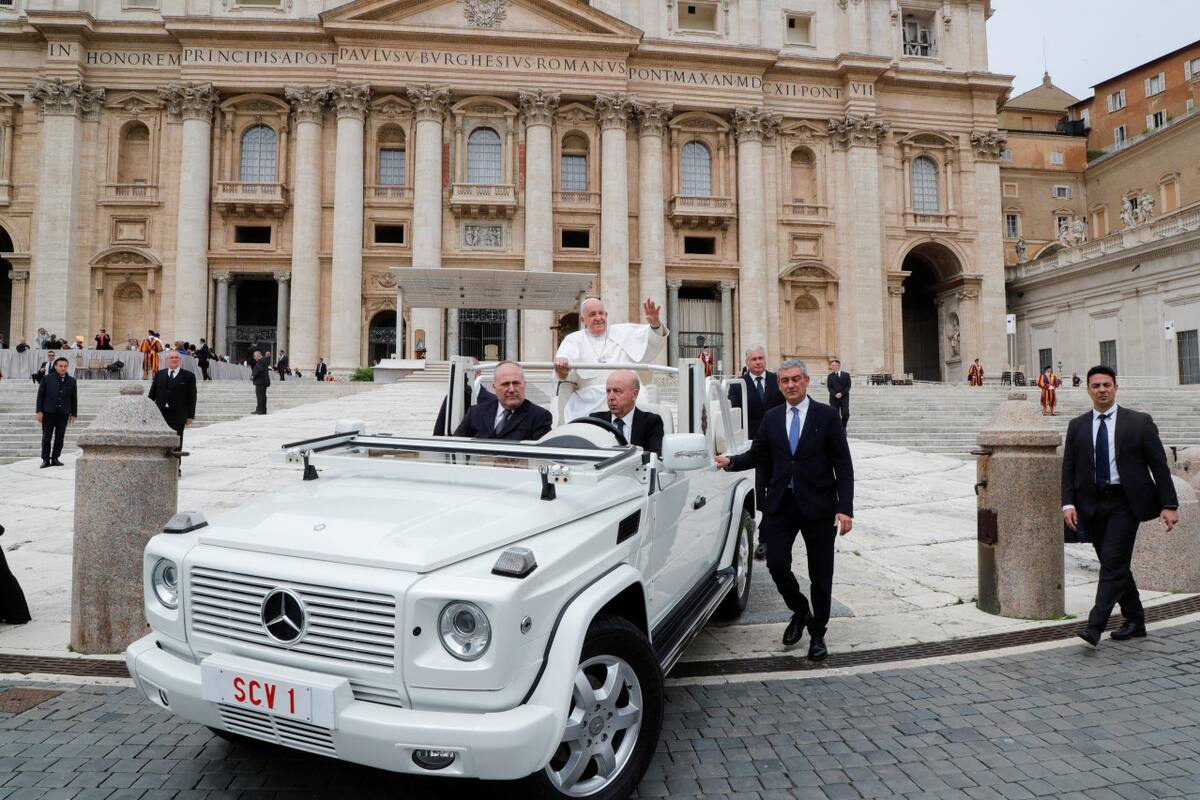 Audiencia semanal del papa en el Vaticano. Foto: Reuters