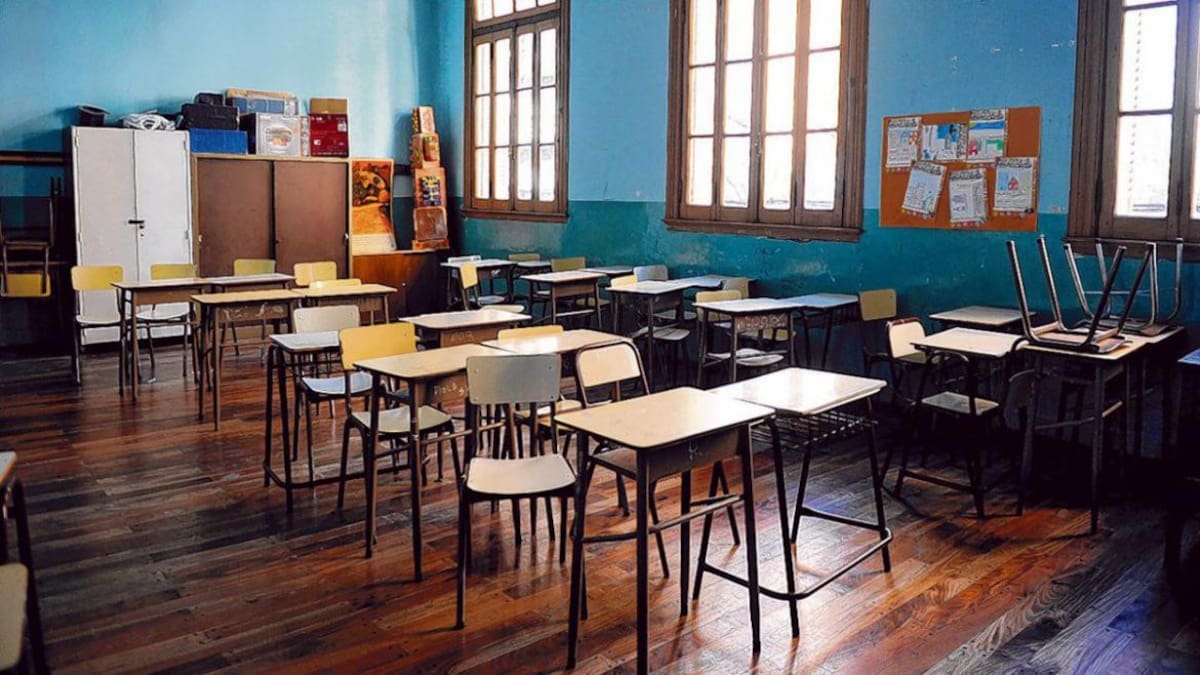 Aulas vacías. Foto: archivo.