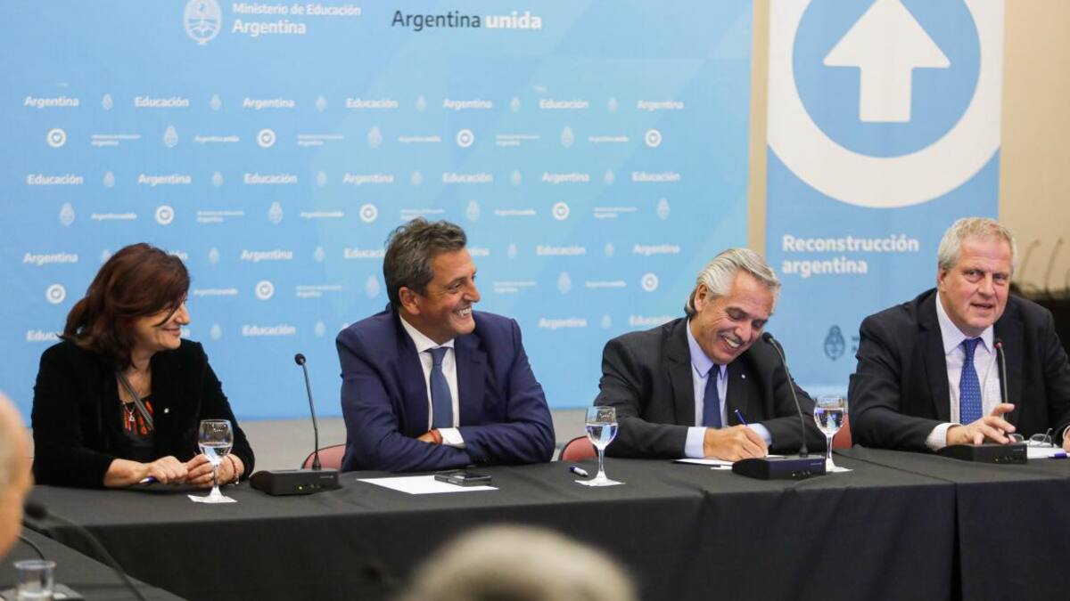 Aumento salario docente_foto Télam
