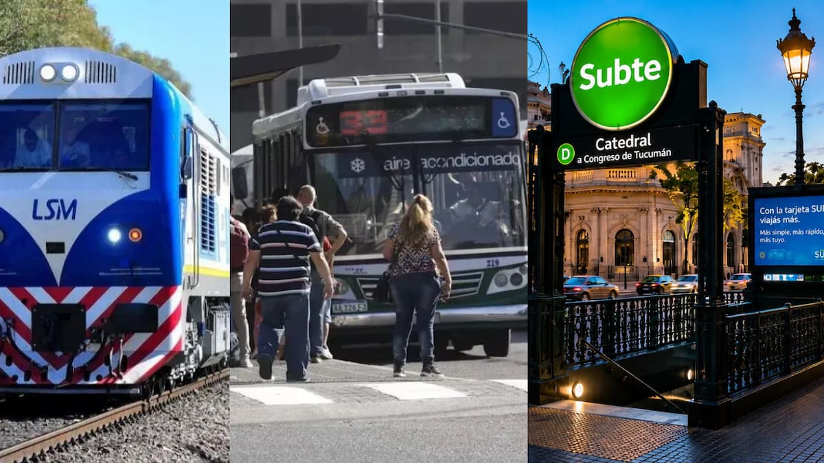 Horarios especiales del transporte público: cómo funcionan colectivos, trenes y subtes este feriado del lunes 17 de agosto