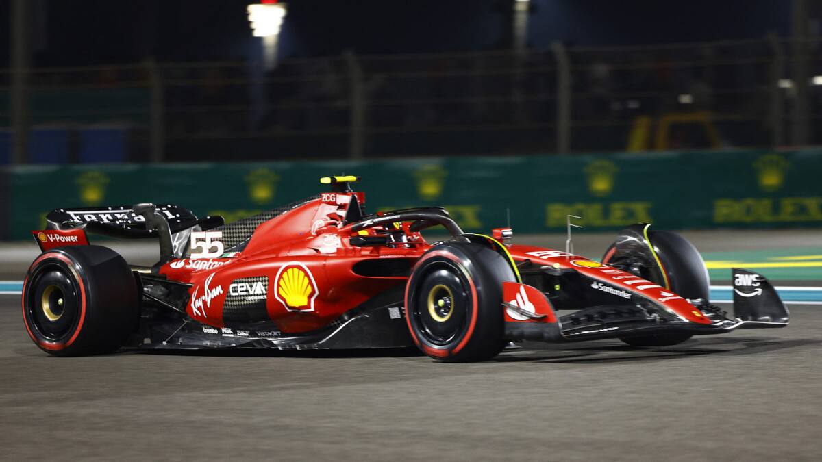 Auto de Ferrari para la temporada 2024 de la Fórmula 1.Foto: REUTERS.