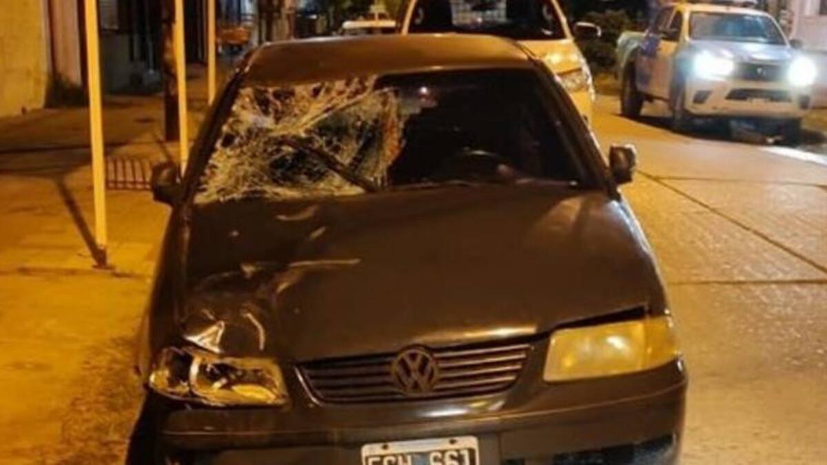 Auto que atropelló y mató a un jugador de hockey de Gimnasia La Plata