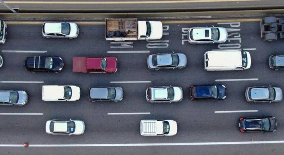 Autopista, colapso en accesos, coronavirus