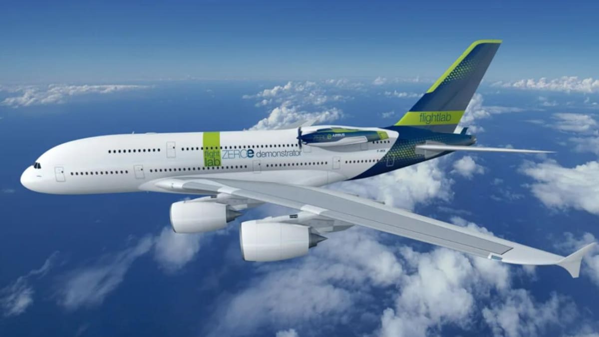 Las aeronaves del futuro en las que piensa Airbus para reducir la contaminación ambiental