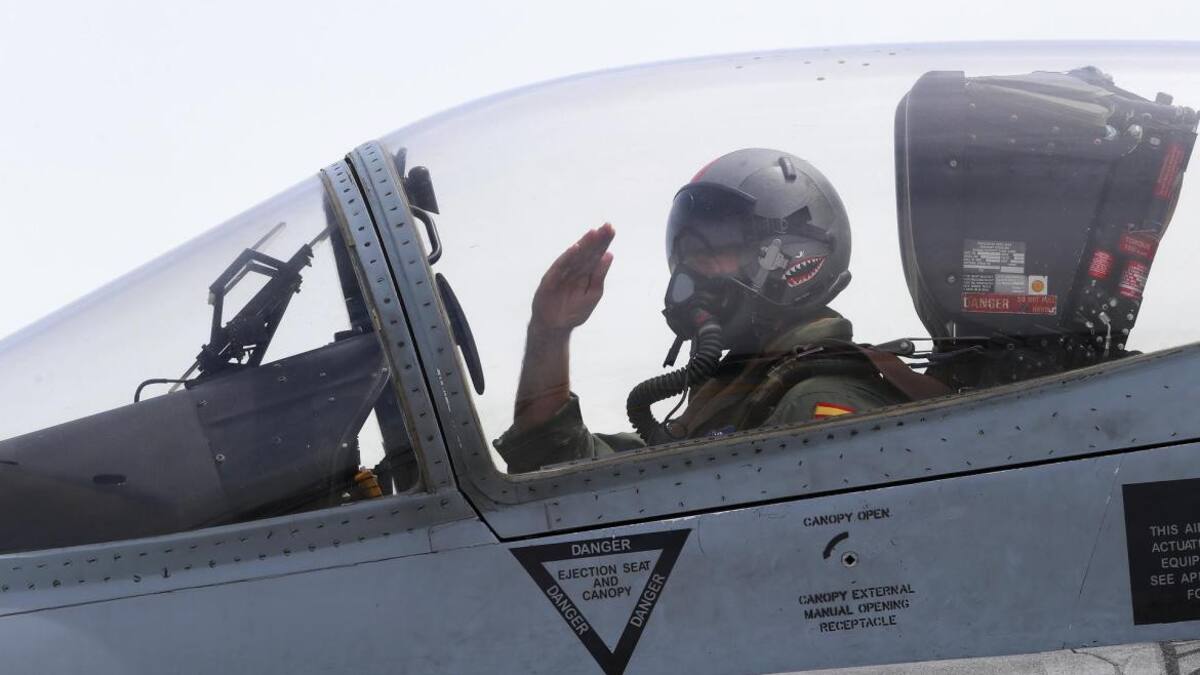Avión F-16. Foto: EFE