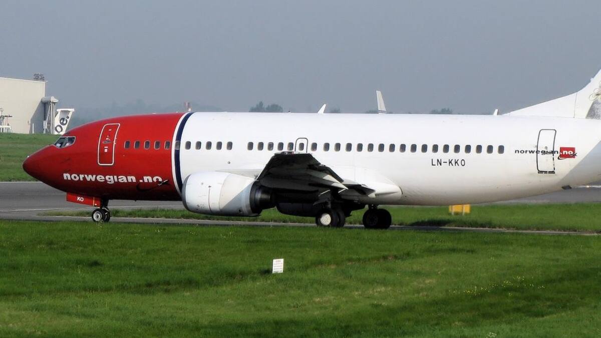Avión Norwegian Air
