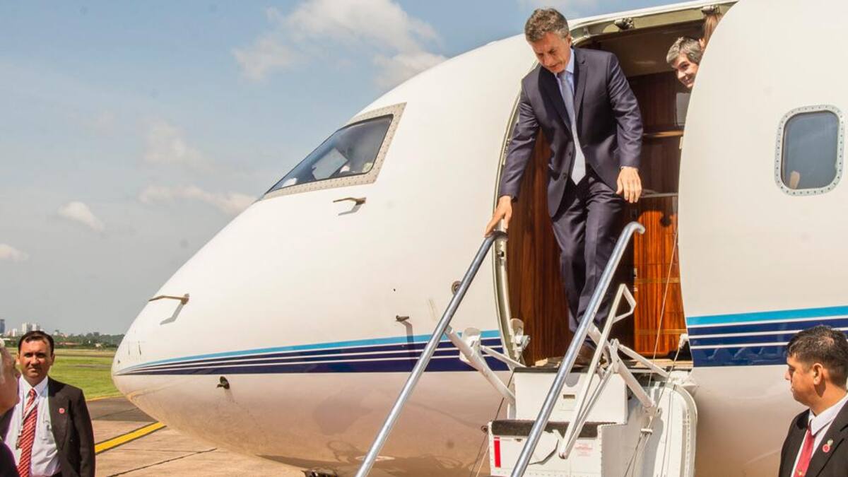 Avión presidencial - Macri