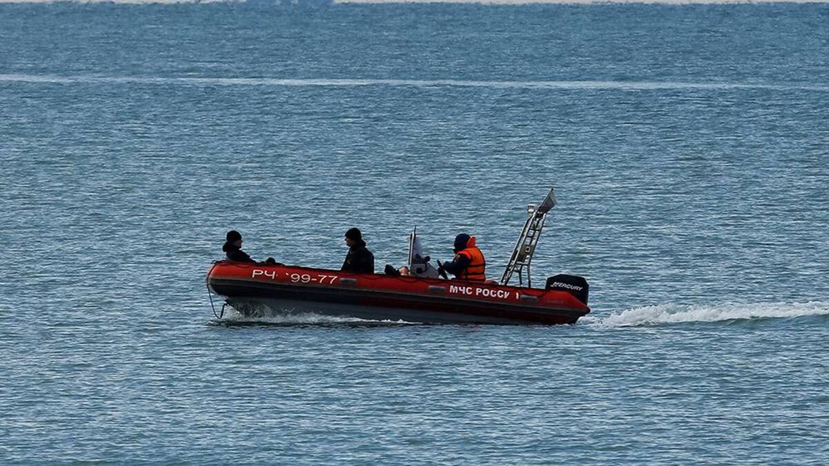 Encuentran partes del avión ruso estrellado en el Mar Negro