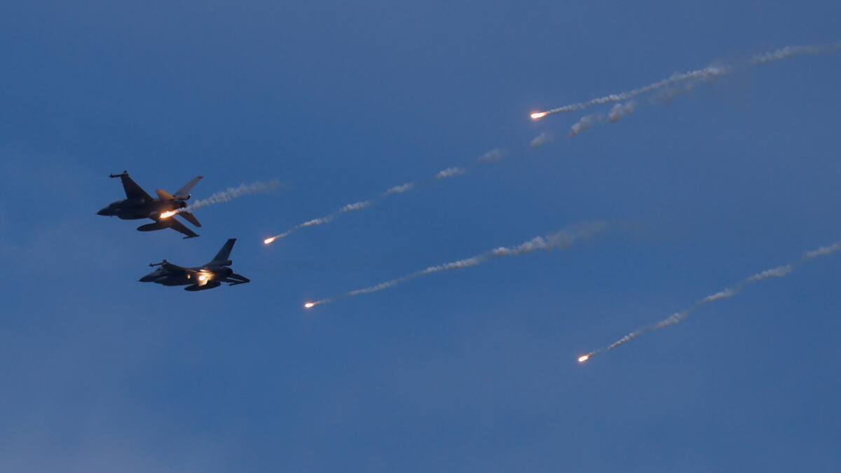 Aviones de caza F-16. Foto: Reuters.