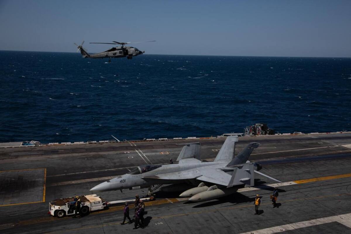 Aviones de entrenamiento militar entre EEUU y Corea del Sur. Foto: EFE.