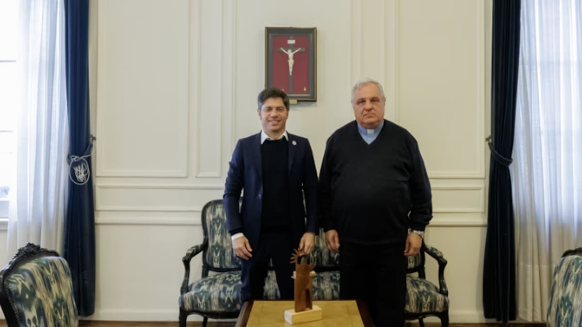 Axel Kicillof se reunió con el arzobispo Colombo para organizar la visita de León XIV al Cottolengo Don Orione y a la Basílica de Luján