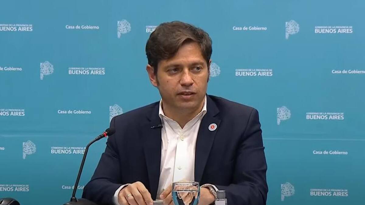 Axel Kicillof, gobernador de la provincia de Buenos Aires