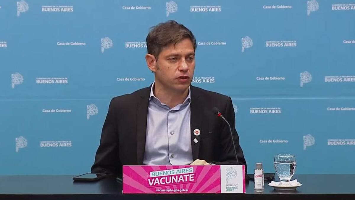 Axel Kicillof, gobernador de la provincia de Buenos Aires