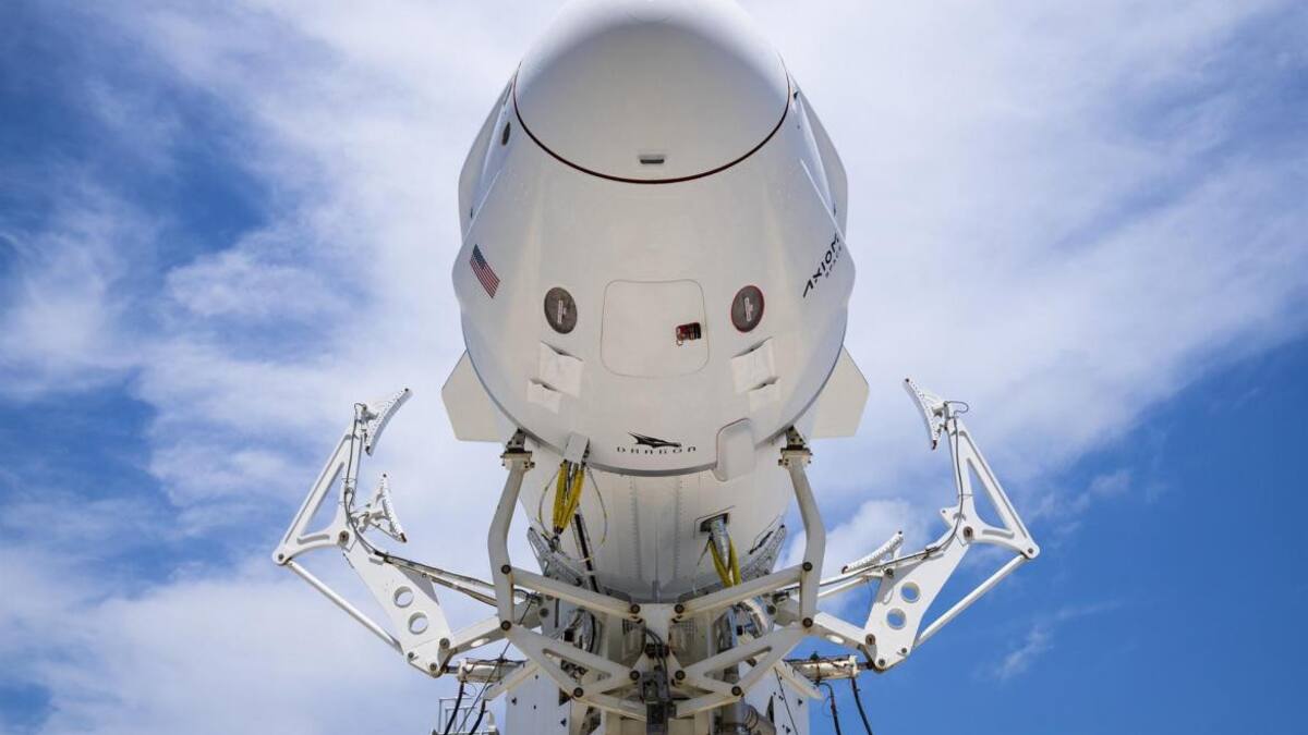 Axiom Space, misión espacial privada a la ISS, Foto NASA