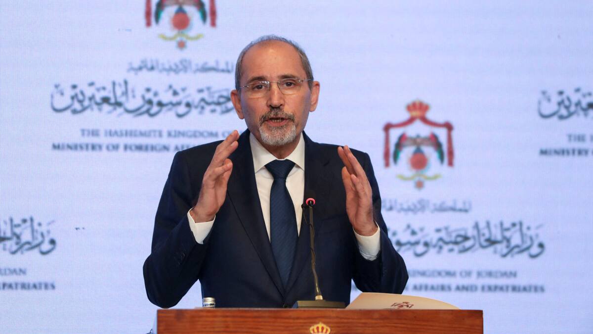 Ayman Safadi, ministro de Exteriores de Jordania. Foto: REUTERS.