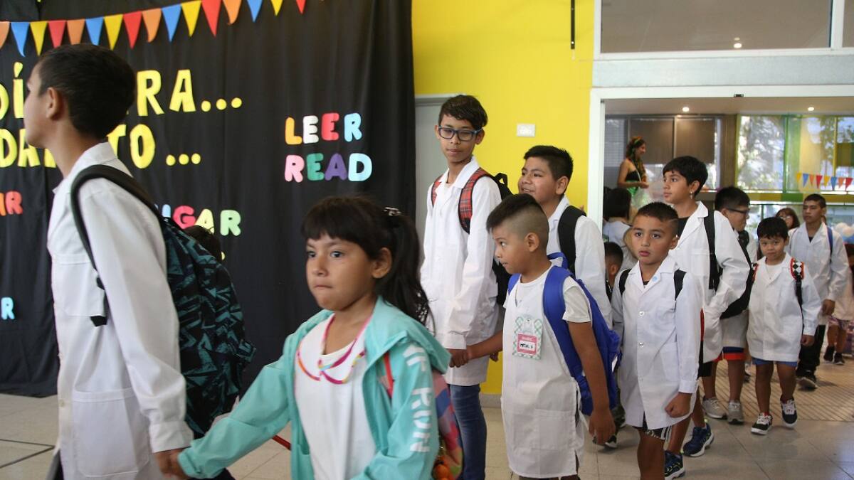 Ayuda Escolar; inicio de clases; niños. Foto: NA.