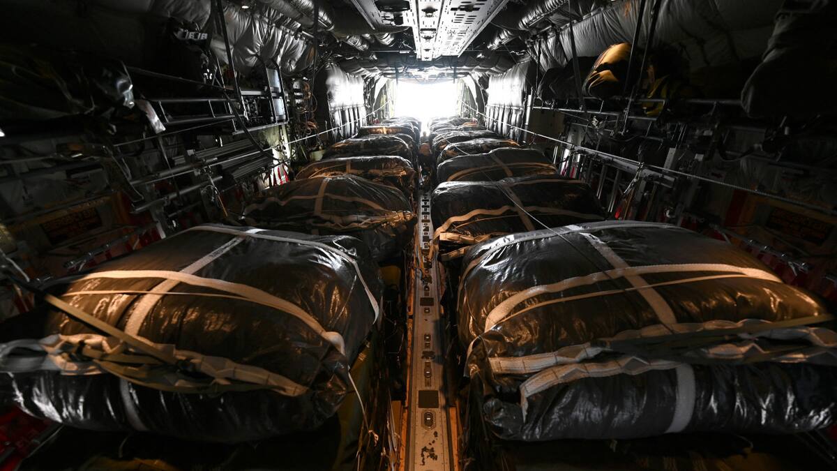 Ayuda humanitaria en la Franja de Gaza. Foto: Reuters