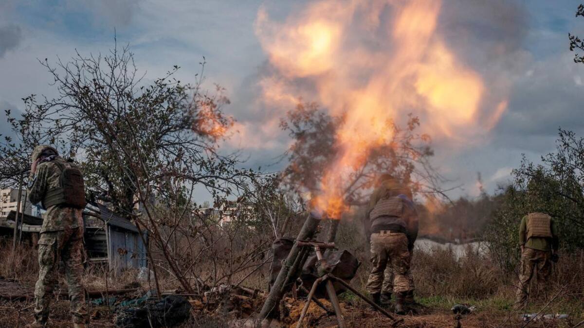 Bajmut, guerra en Ucrania. Foto: REUTERS