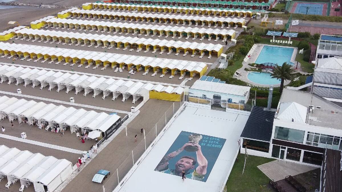 Balneario de Mar del Plata. Foto: NA