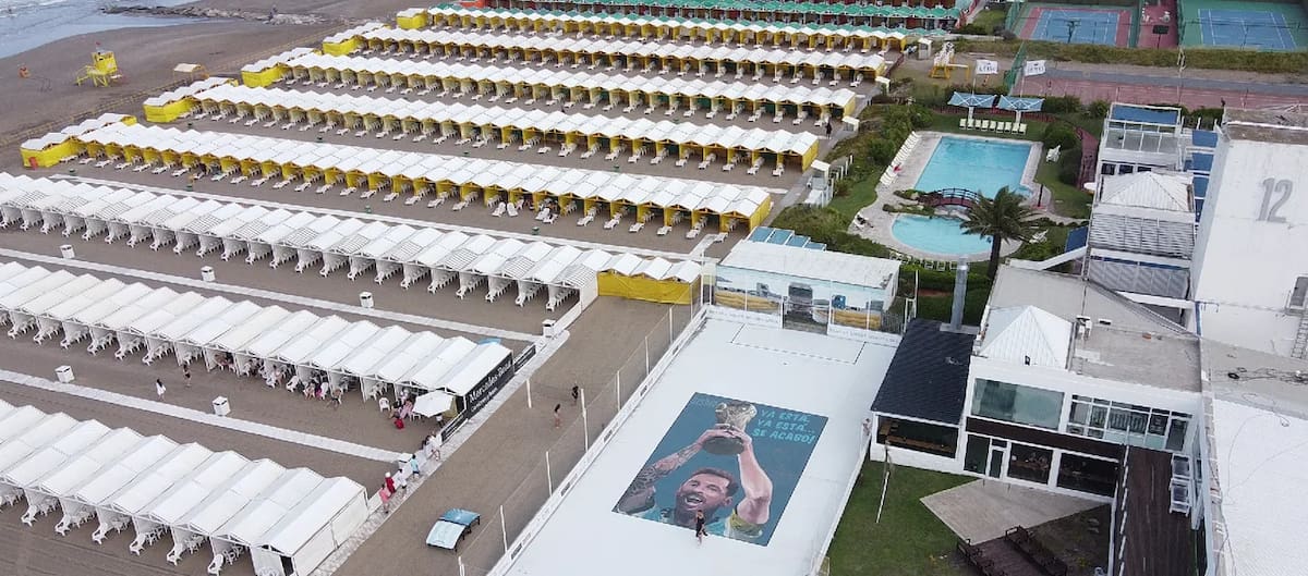 Balneario de Mar del Plata. Foto: NA
