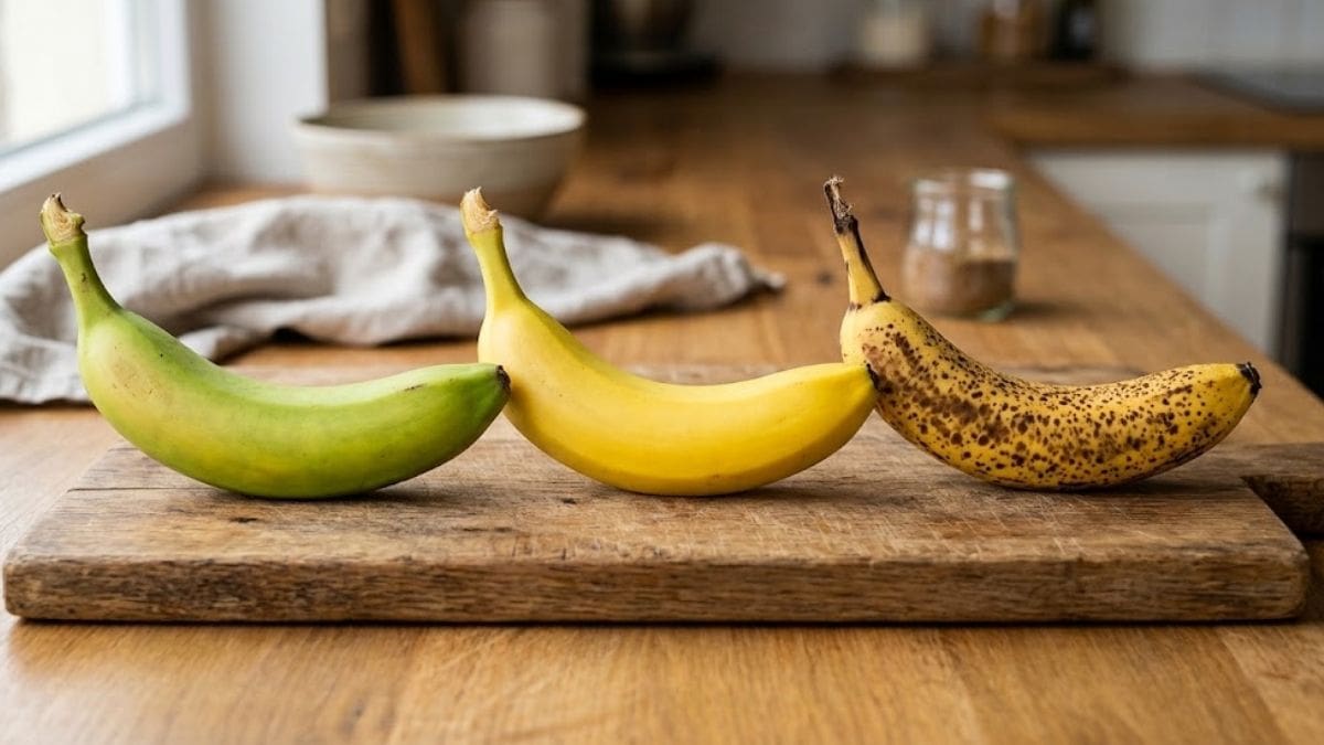 Banana amarilla, con pecas o medio verde: cuáles son las diferencias y cuál conviene comer