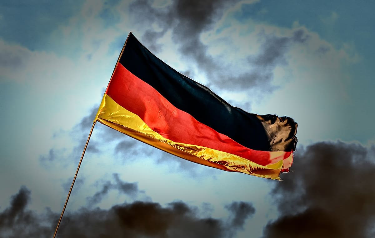 Bandera de Alemania. Foto: Pixabay.