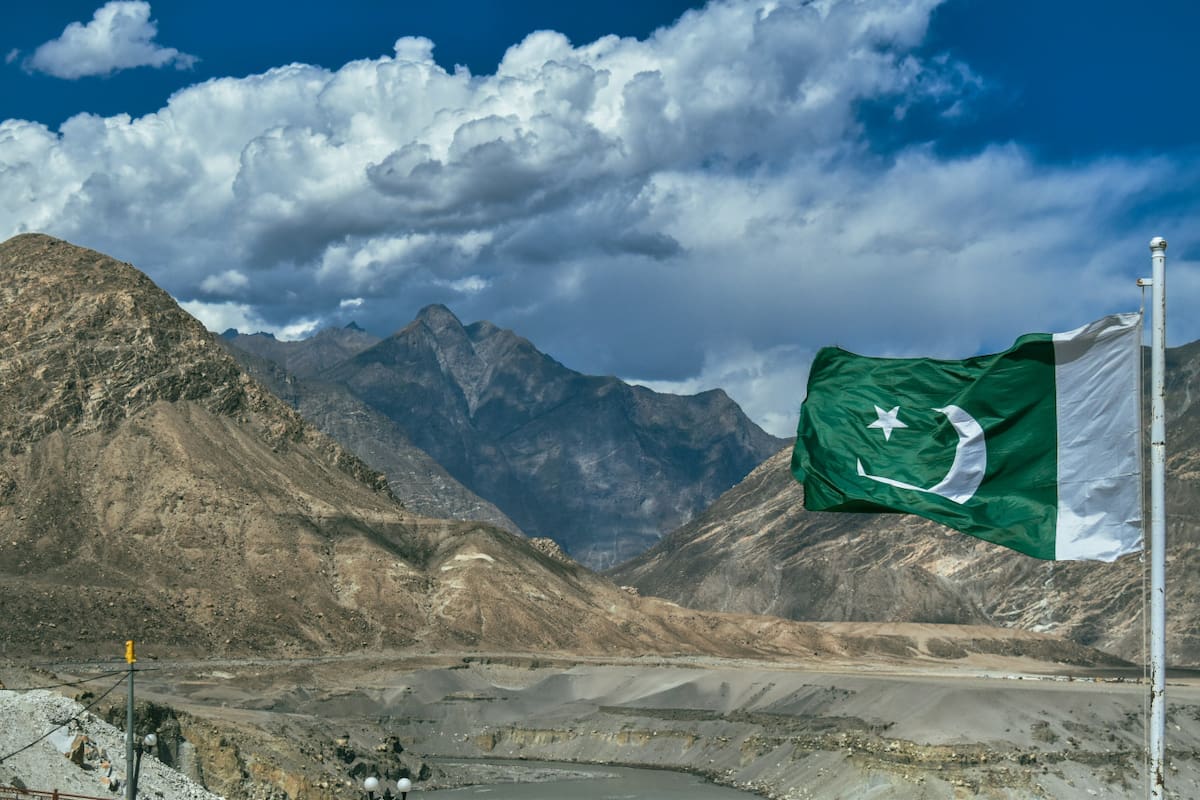 Bandera de Pakistán. Foto: Unsplash.