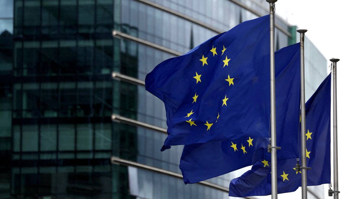 Banderas de la Unión Europea. Foto: Reuters