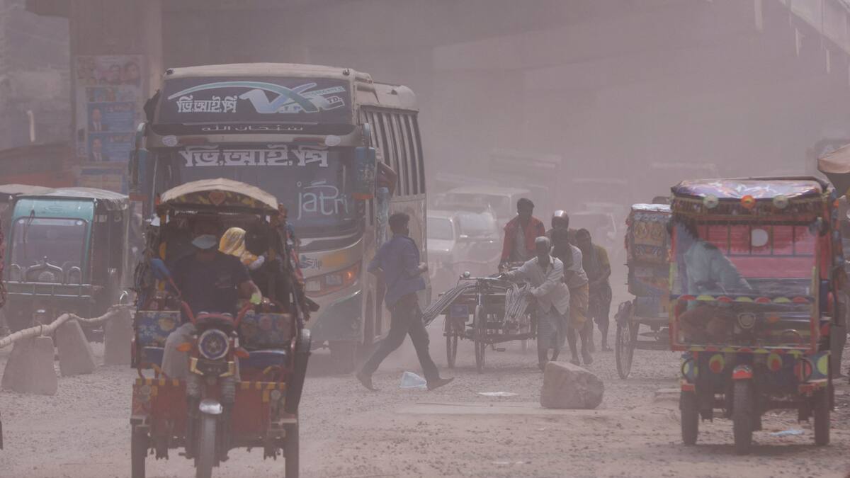 Bangladesh es el país con el aire más contaminado del mundo. Foto: Reuters