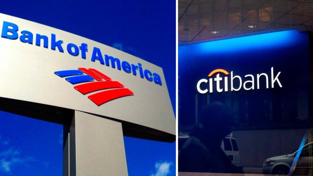 Bank of America, Citybank, bancos