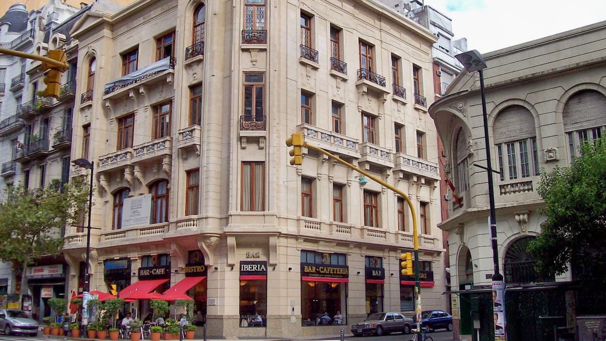 Bar Iberia en la mítica Avenida de Mayo