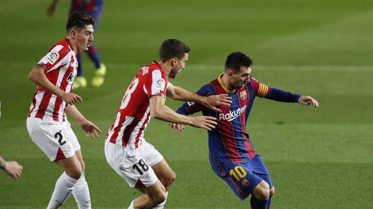 Barcelona, Athletic Bilbao, Lionel Messi, Fútbol español, La Liga, Reuters
