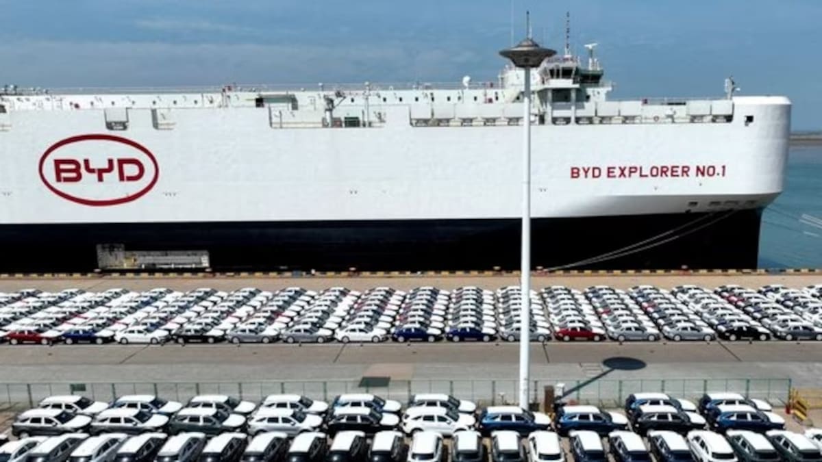 La flota de barcos de BYD