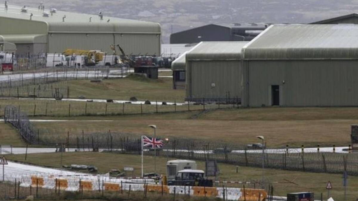 Base militar de Islas Malvinas, Gran Bretaña, Foto fmcienfederal